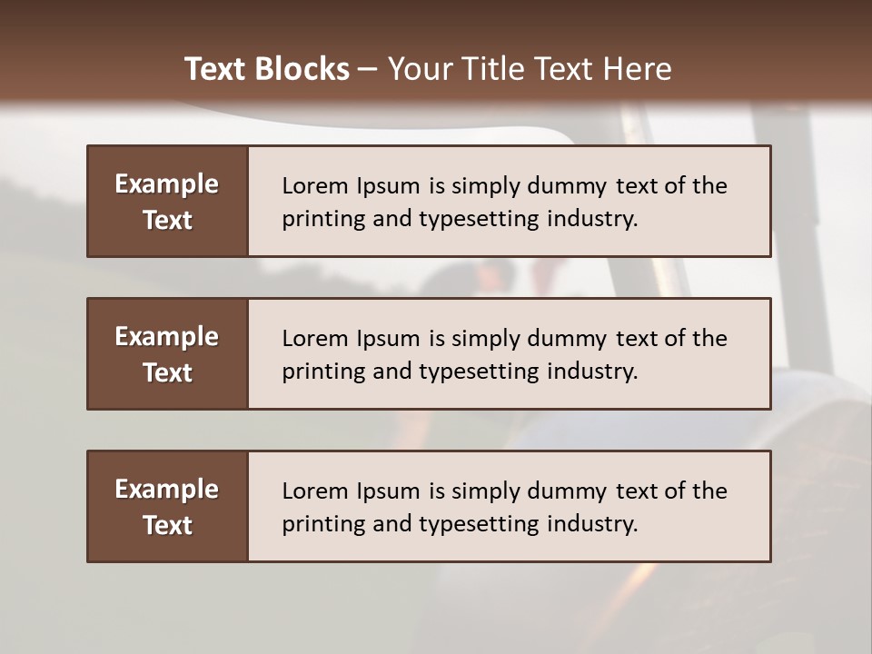 Einlochen Putten Platzreife PowerPoint Template