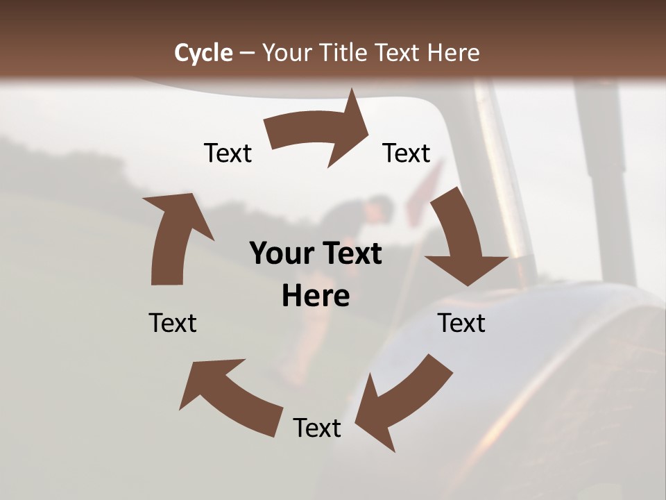 Einlochen Putten Platzreife PowerPoint Template