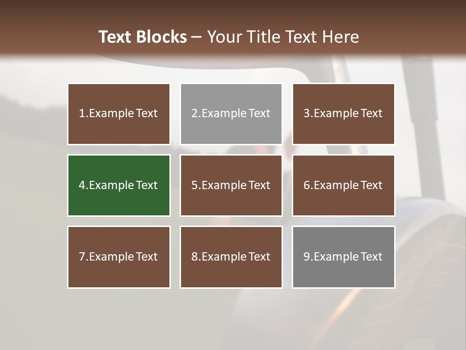 Einlochen Putten Platzreife PowerPoint Template