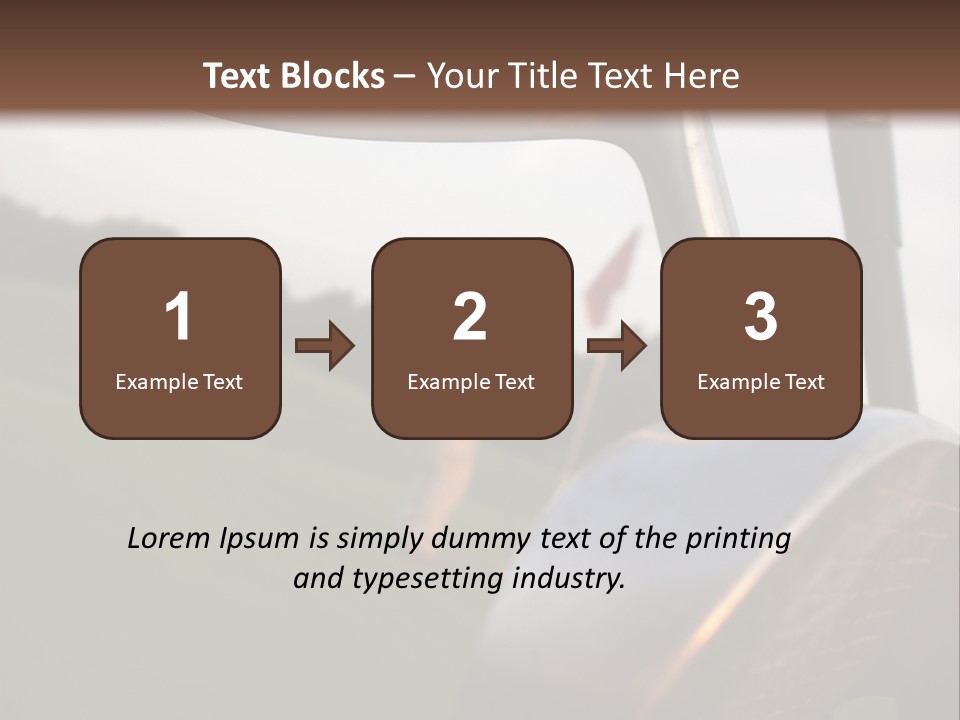 Einlochen Putten Platzreife PowerPoint Template