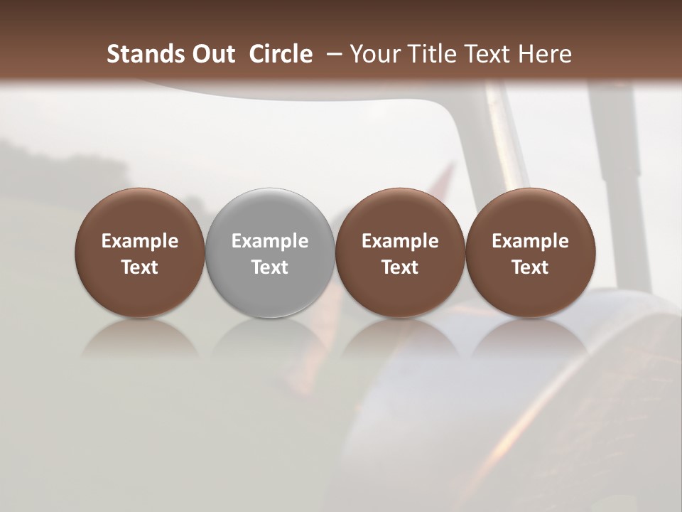 Einlochen Putten Platzreife PowerPoint Template