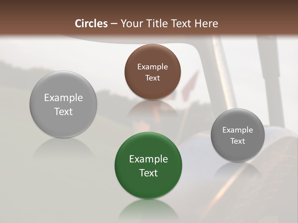 Einlochen Putten Platzreife PowerPoint Template