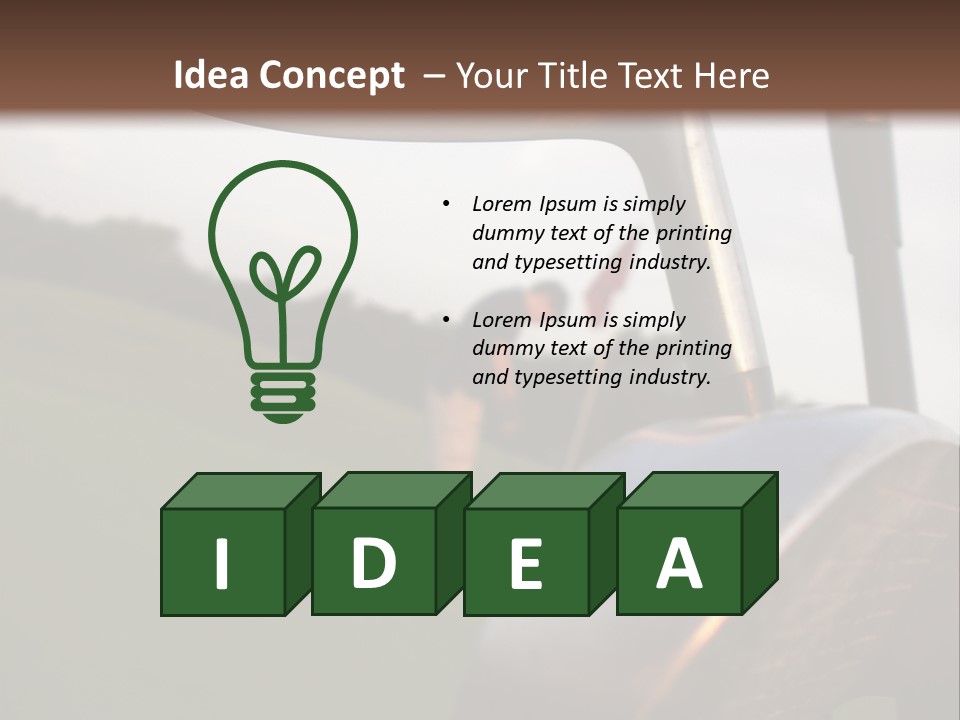 Einlochen Putten Platzreife PowerPoint Template