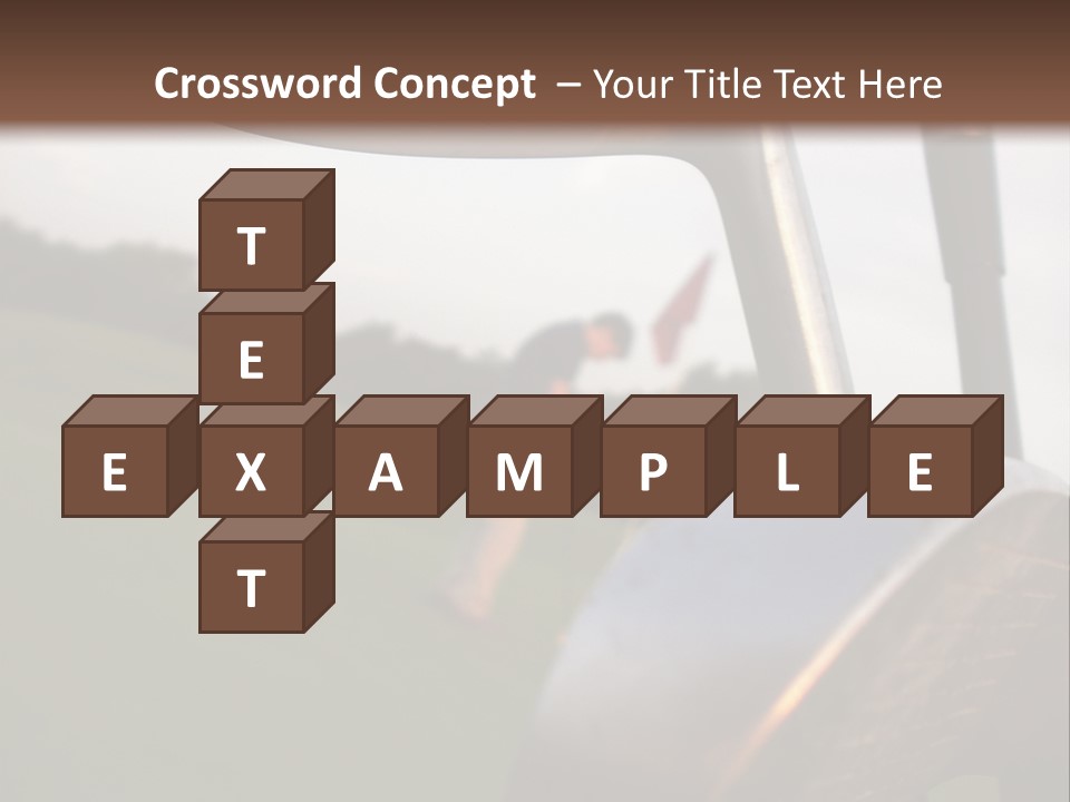 Einlochen Putten Platzreife PowerPoint Template