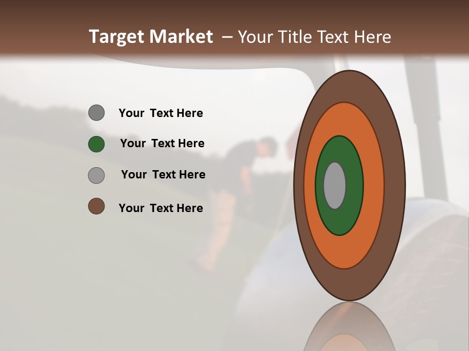 Einlochen Putten Platzreife PowerPoint Template