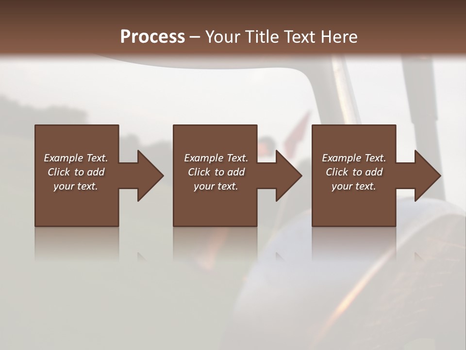 Einlochen Putten Platzreife PowerPoint Template