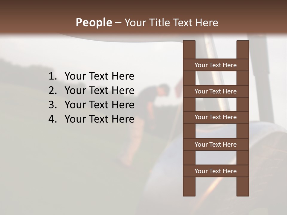 Einlochen Putten Platzreife PowerPoint Template