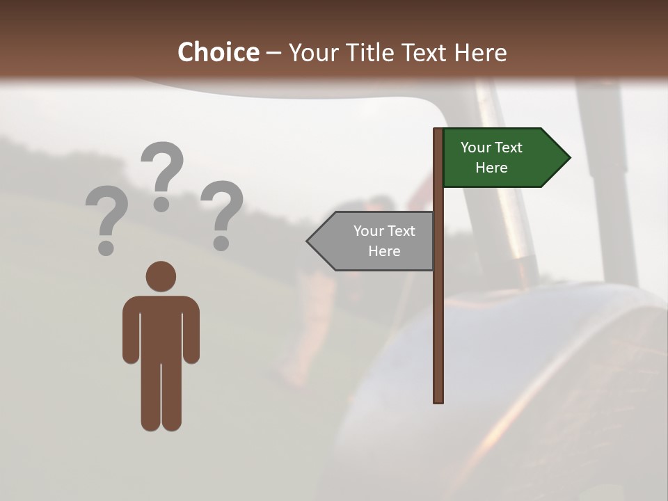 Einlochen Putten Platzreife PowerPoint Template