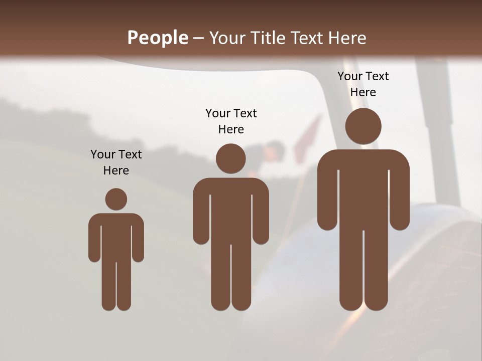 Einlochen Putten Platzreife PowerPoint Template