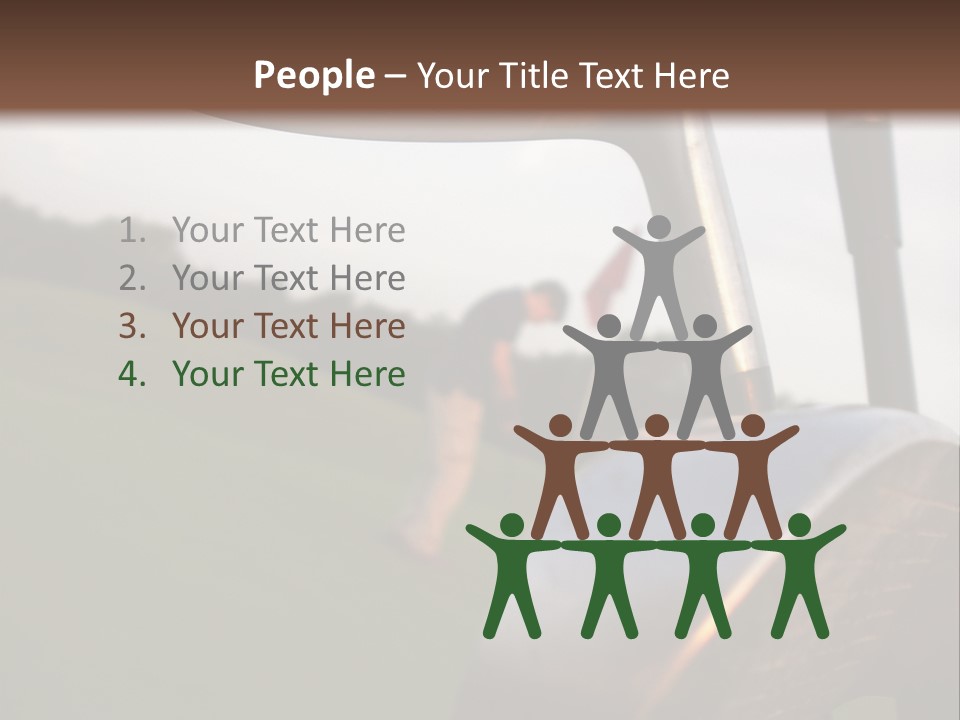 Einlochen Putten Platzreife PowerPoint Template