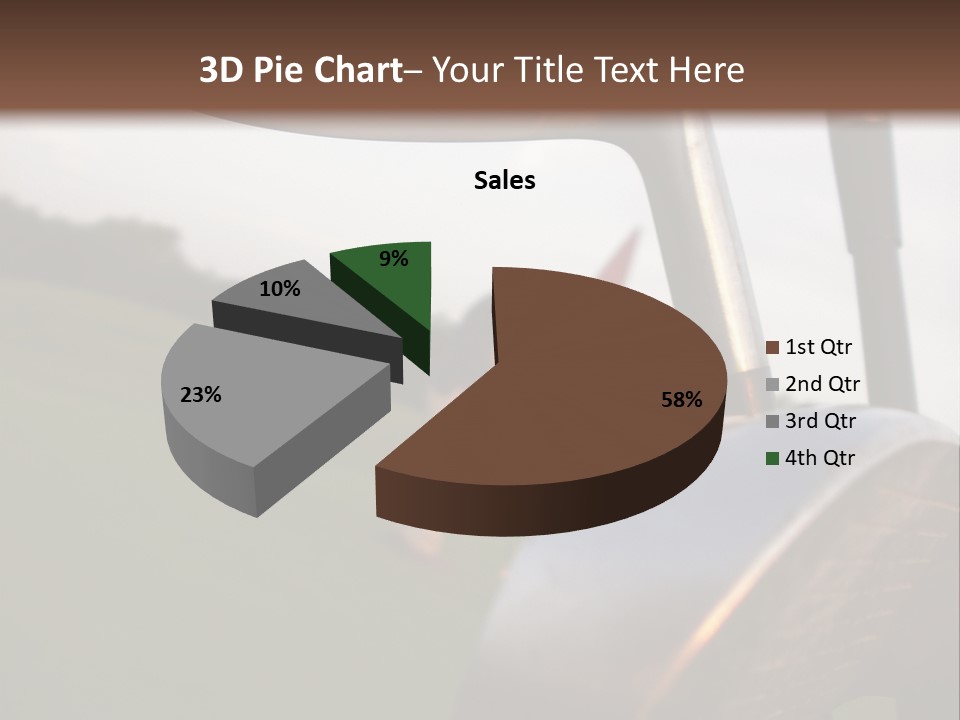 Einlochen Putten Platzreife PowerPoint Template