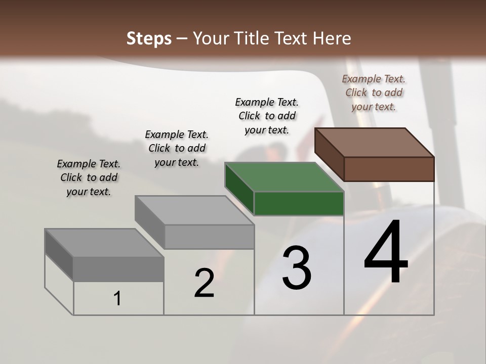 Einlochen Putten Platzreife PowerPoint Template