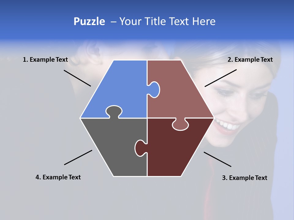 Krawatte Nadelstreifen Kreativ PowerPoint Template