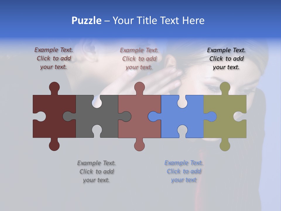 Krawatte Nadelstreifen Kreativ PowerPoint Template