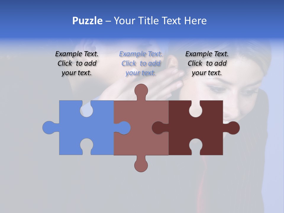 Krawatte Nadelstreifen Kreativ PowerPoint Template