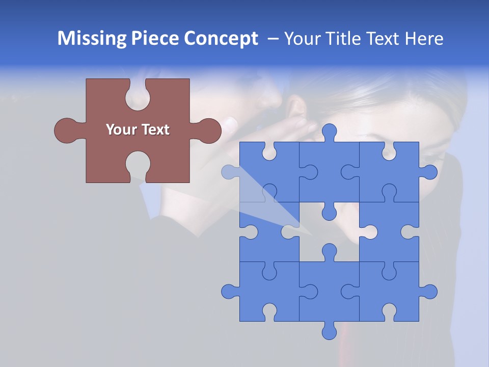 Krawatte Nadelstreifen Kreativ PowerPoint Template