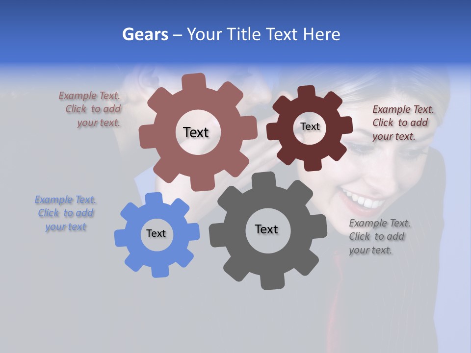 Krawatte Nadelstreifen Kreativ PowerPoint Template