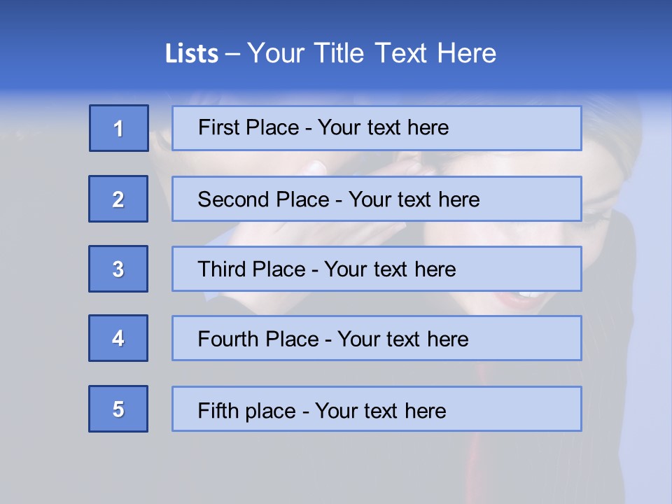 Krawatte Nadelstreifen Kreativ PowerPoint Template