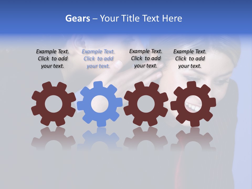 Krawatte Nadelstreifen Kreativ PowerPoint Template