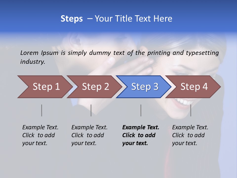 Krawatte Nadelstreifen Kreativ PowerPoint Template