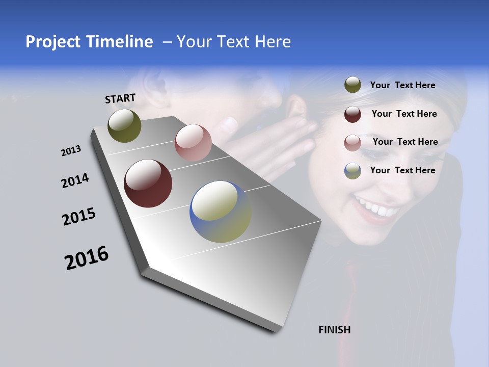 Krawatte Nadelstreifen Kreativ PowerPoint Template