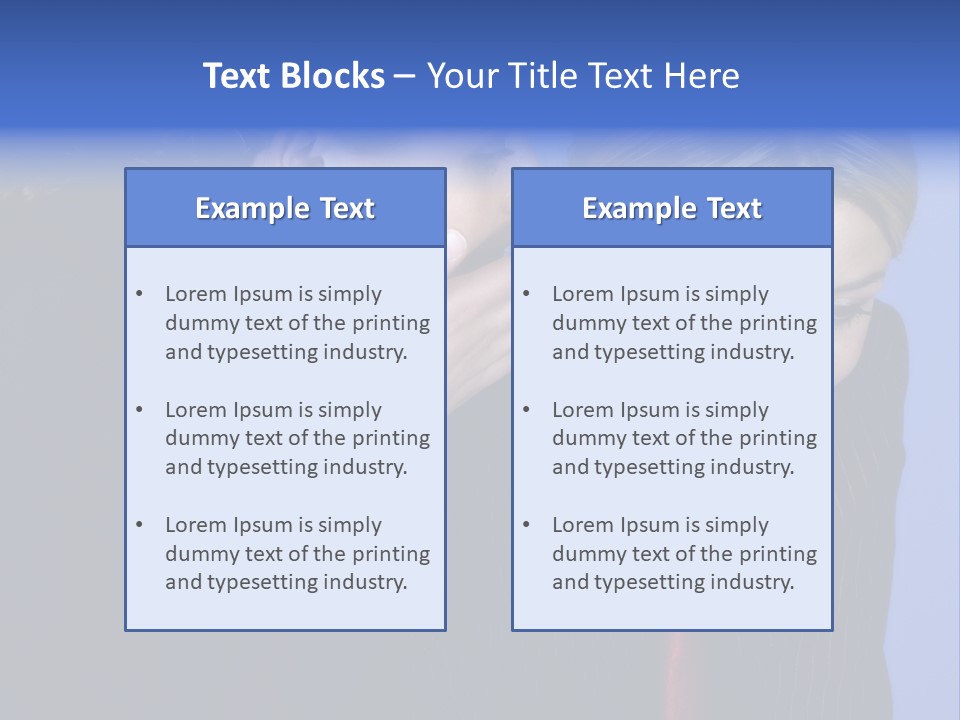Krawatte Nadelstreifen Kreativ PowerPoint Template