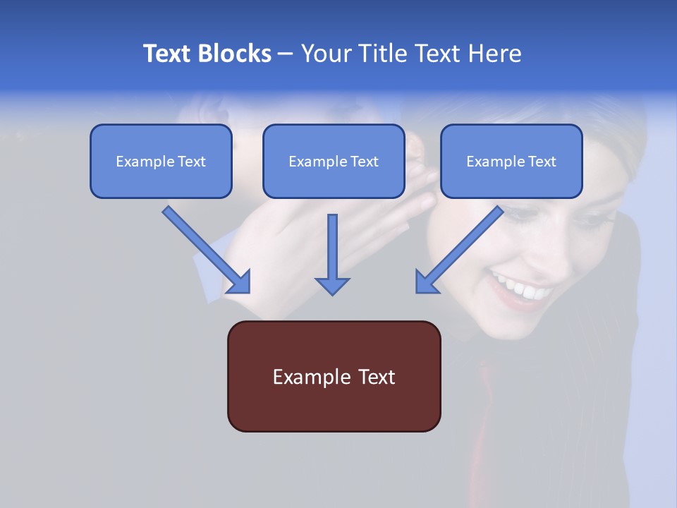 Krawatte Nadelstreifen Kreativ PowerPoint Template