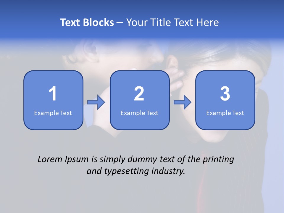 Krawatte Nadelstreifen Kreativ PowerPoint Template