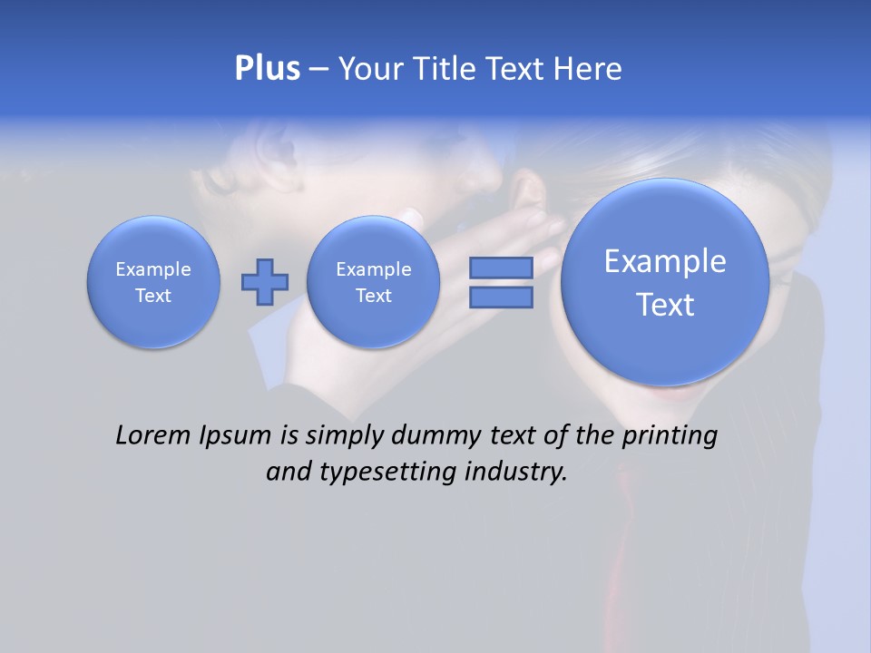 Krawatte Nadelstreifen Kreativ PowerPoint Template