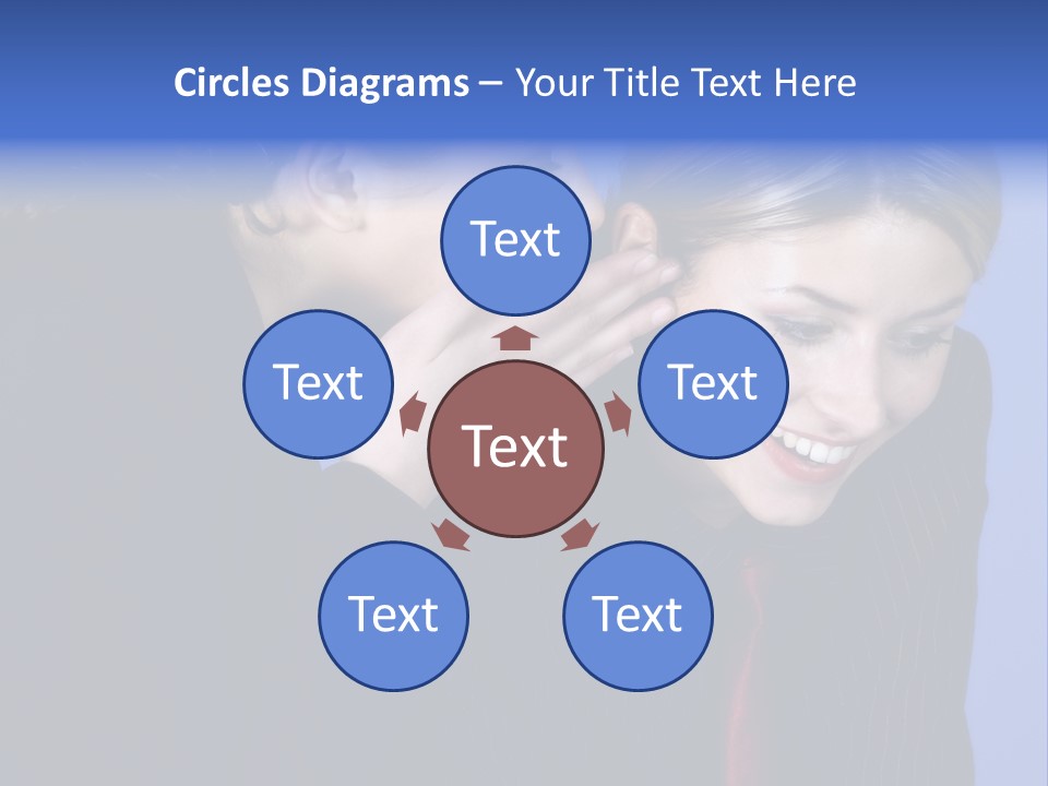 Krawatte Nadelstreifen Kreativ PowerPoint Template