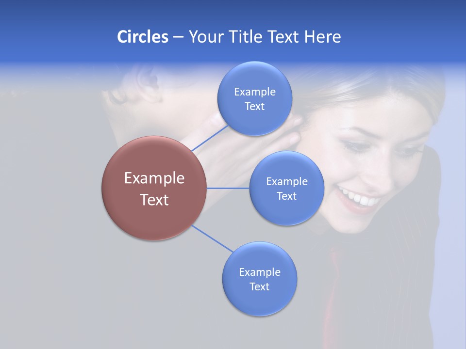 Krawatte Nadelstreifen Kreativ PowerPoint Template