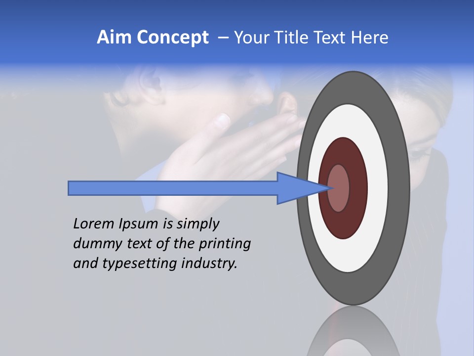 Krawatte Nadelstreifen Kreativ PowerPoint Template