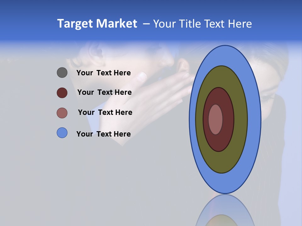 Krawatte Nadelstreifen Kreativ PowerPoint Template