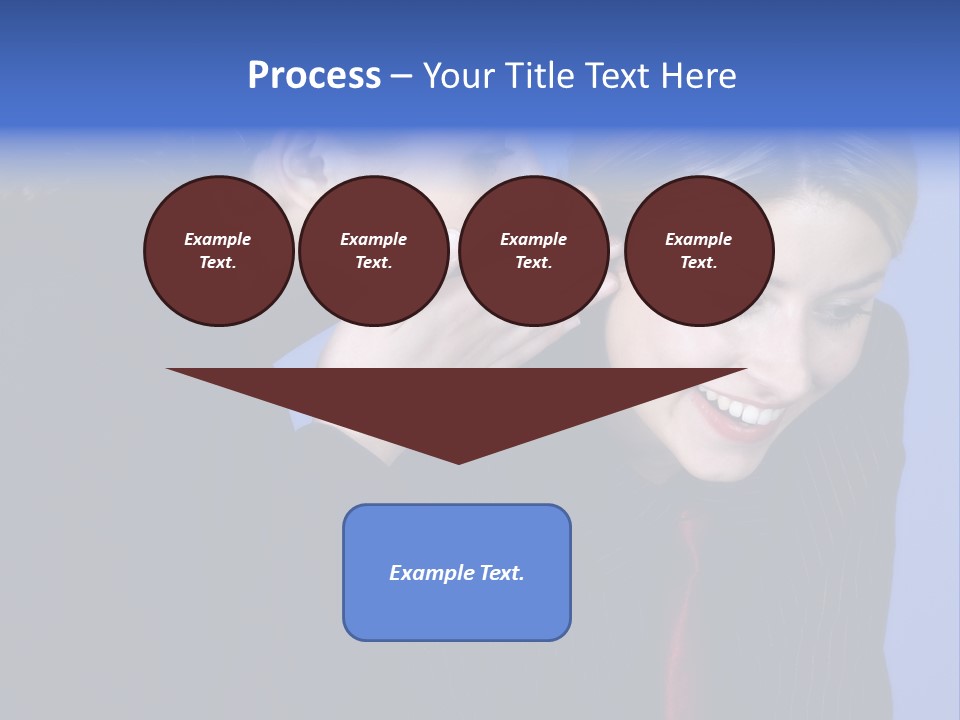 Krawatte Nadelstreifen Kreativ PowerPoint Template