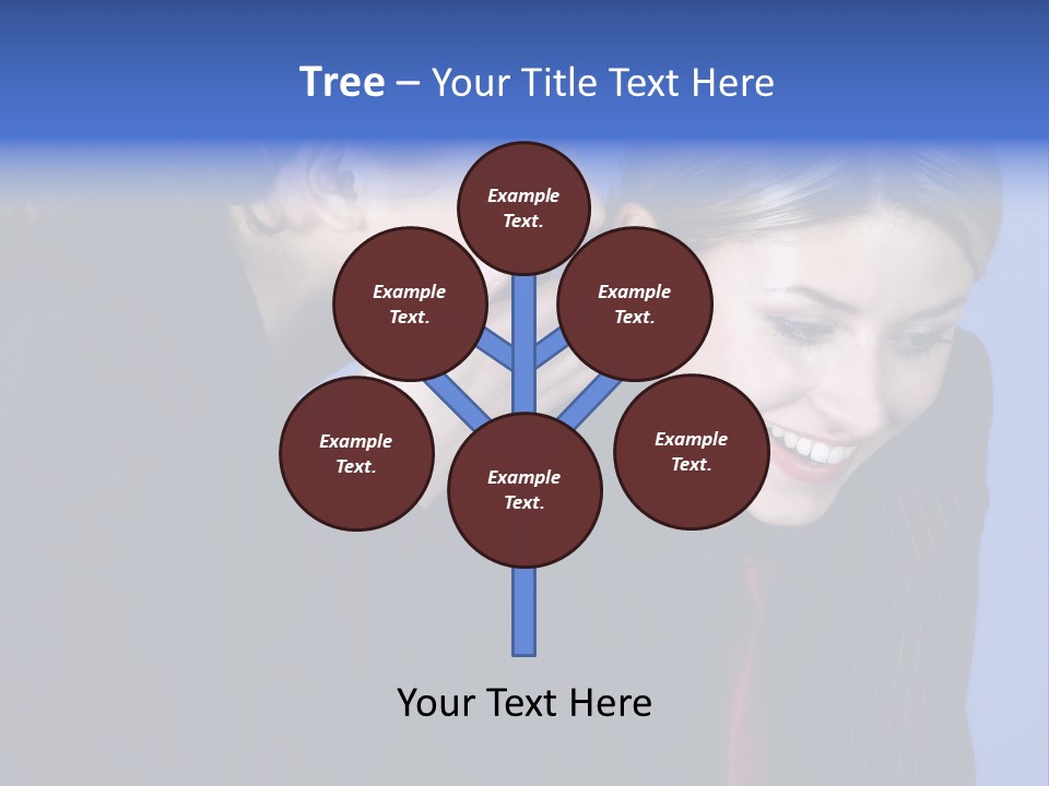 Krawatte Nadelstreifen Kreativ PowerPoint Template
