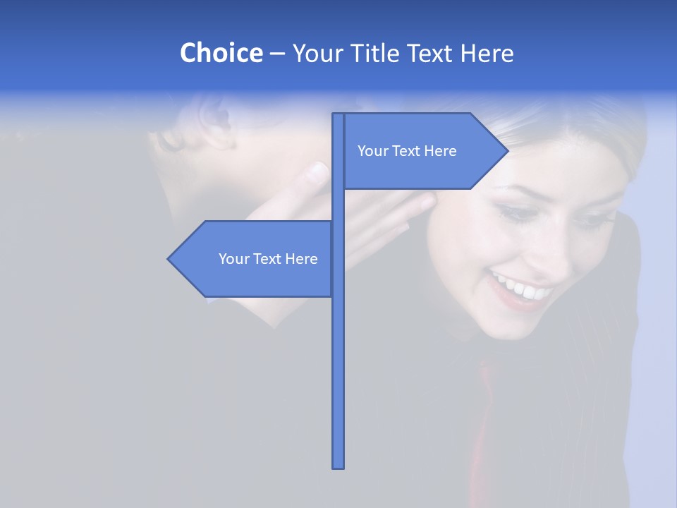 Krawatte Nadelstreifen Kreativ PowerPoint Template