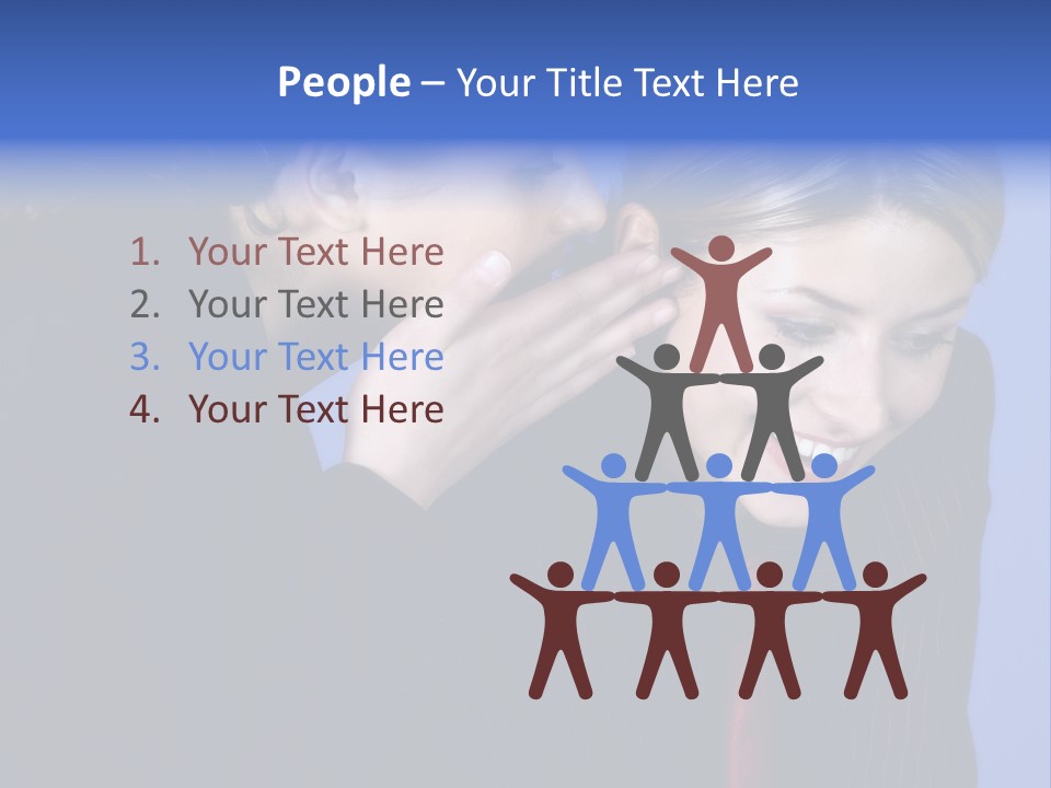 Krawatte Nadelstreifen Kreativ PowerPoint Template