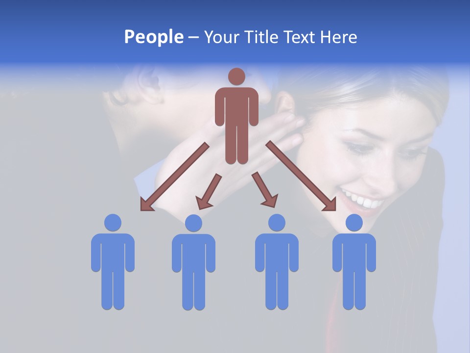 Krawatte Nadelstreifen Kreativ PowerPoint Template