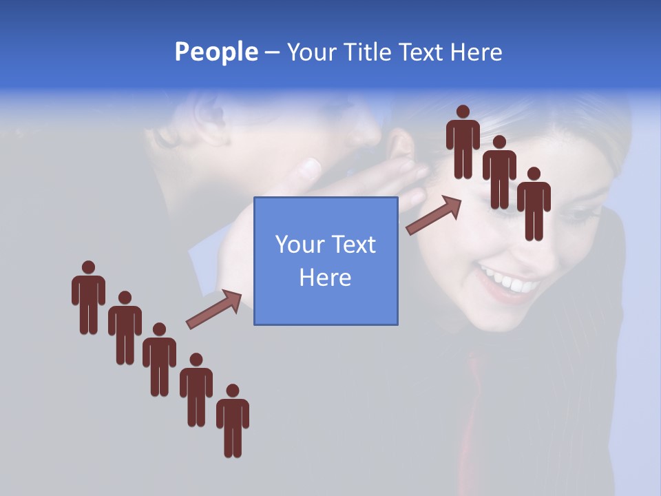 Krawatte Nadelstreifen Kreativ PowerPoint Template