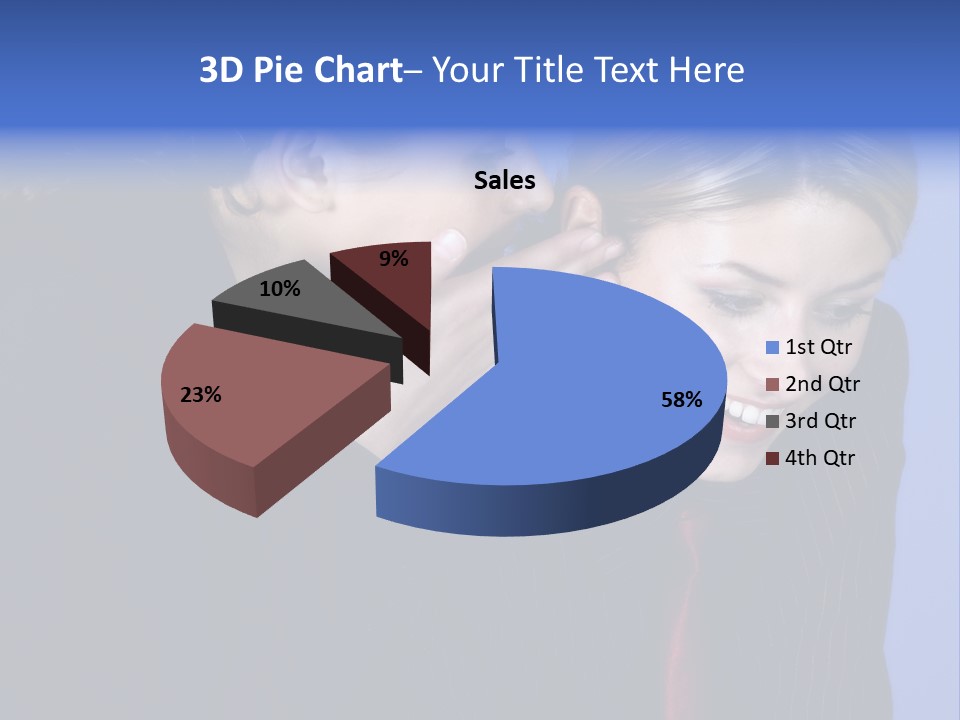 Krawatte Nadelstreifen Kreativ PowerPoint Template
