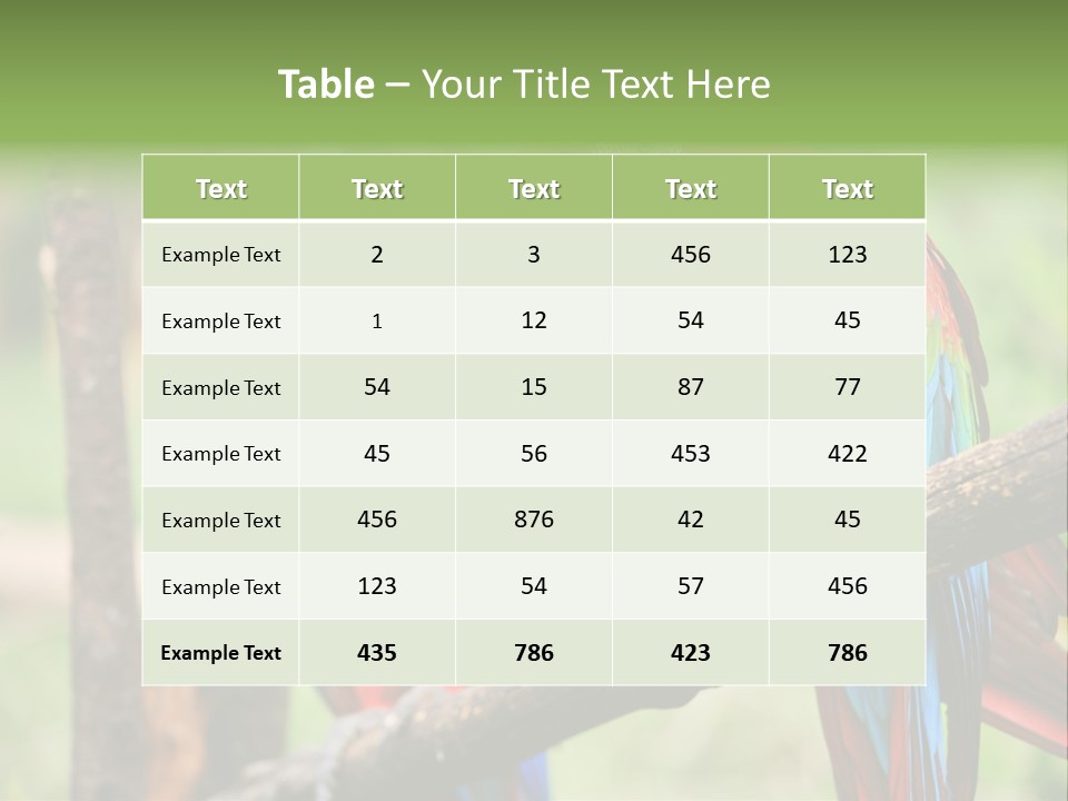 Guyana Peru Tropical PowerPoint Template