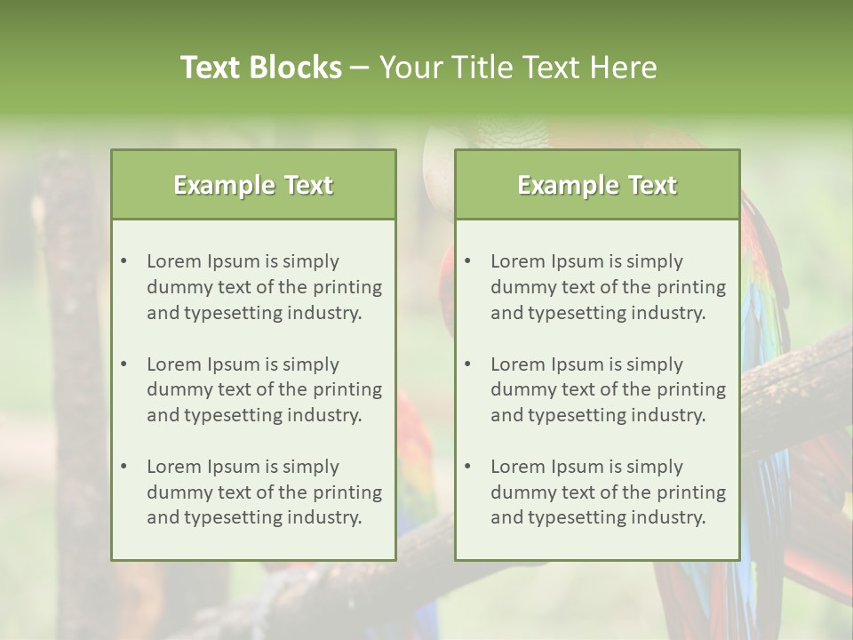 Guyana Peru Tropical PowerPoint Template