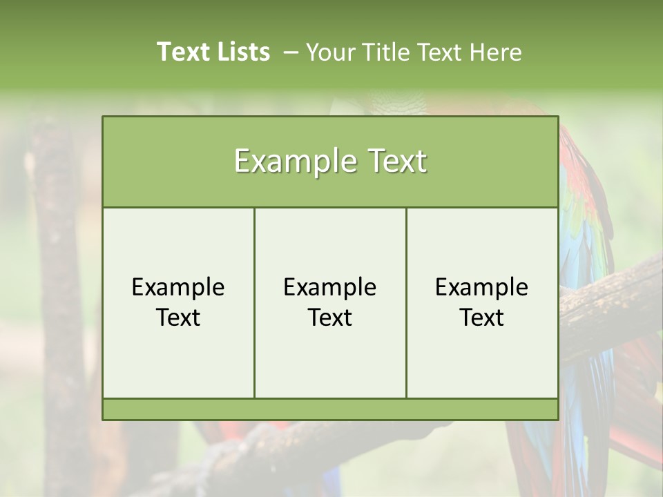 Guyana Peru Tropical PowerPoint Template