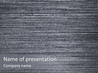 Schliff Aluminium Material PowerPoint Template