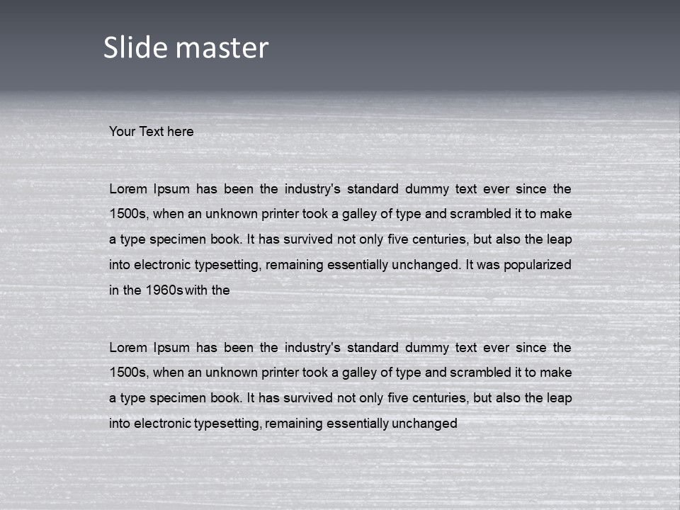 Schliff Aluminium Material PowerPoint Template