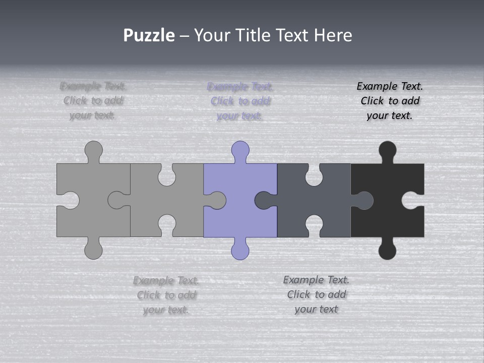 Schliff Aluminium Material PowerPoint Template