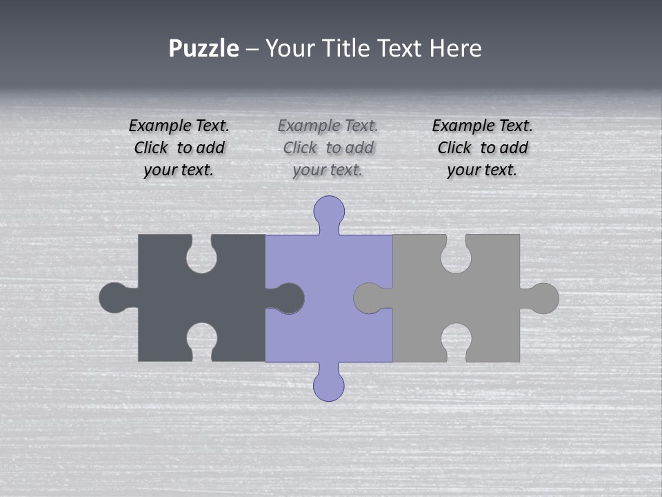 Schliff Aluminium Material PowerPoint Template