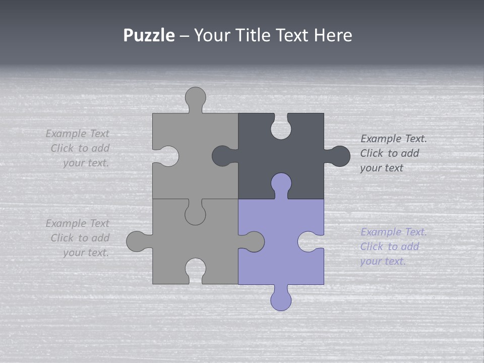 Schliff Aluminium Material PowerPoint Template