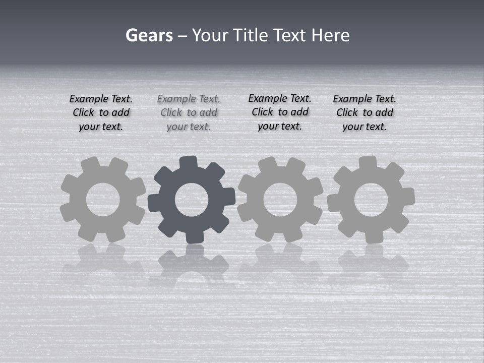 Schliff Aluminium Material PowerPoint Template