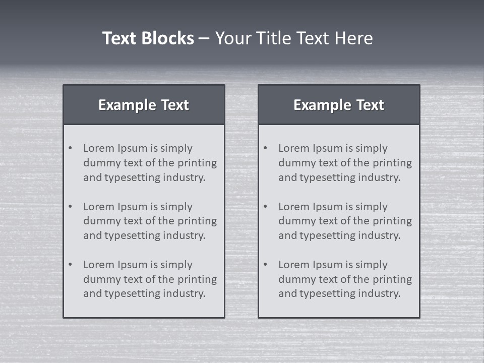 Schliff Aluminium Material PowerPoint Template